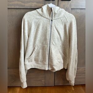lululemon Scuba Oversized Full Zip RARE Flower pattern XS/S